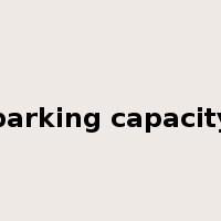 parking capacity是什么意思