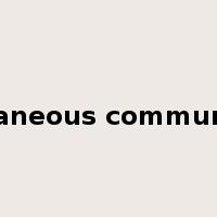 instantaneous communication是什么意思