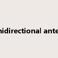 omnidirectional antenna是什么意思