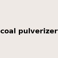coal pulverizer是什么意思