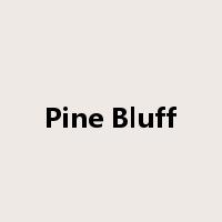 Pine Bluff是什么意思