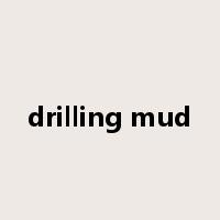 drilling mud是什么意思