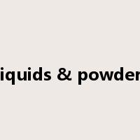 Liquids & powders是什么意思