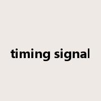 timing signal是什么意思