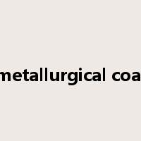 metallurgical coal是什么意思
