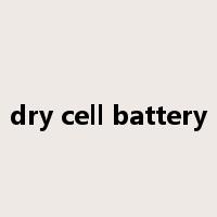 dry cell battery是什么意思