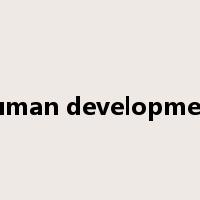human development是什么意思