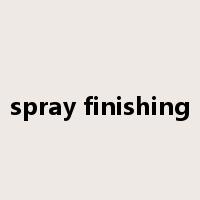 spray finishing是什么意思