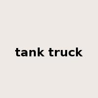 tank truck是什么意思