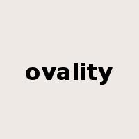 ovality是什么意思
