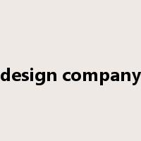 design company是什么意思