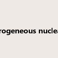 heterogeneous nucleation是什么意思