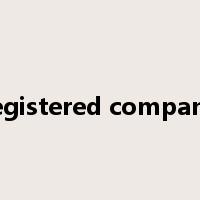 registered company是什么意思