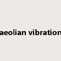 aeolian vibration是什么意思