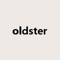 oldster是什么意思