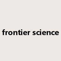 frontier science是什么意思