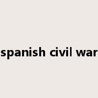 spanish civil war是什么意思