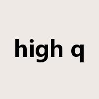 high q是什么意思