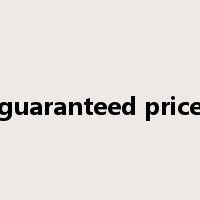 guaranteed price是什么意思