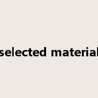 selected material是什么意思