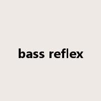 bass reflex是什么意思