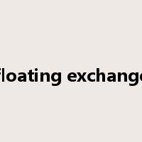 free floating exchange rate是什么意思