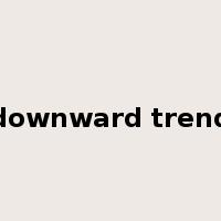 downward trend是什么意思