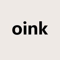 oink是什么意思
