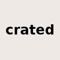 crated是什么意思