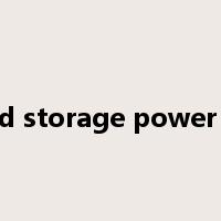 pumped storage power station是什么意思