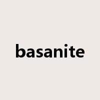 basanite是什么意思