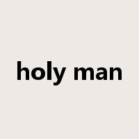 holy man是什么意思