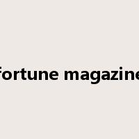 fortune magazine是什么意思