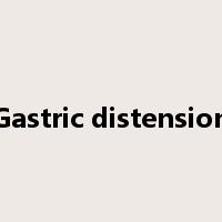 Gastric distension是什么意思
