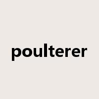 poulterer是什么意思