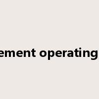 management operating system是什么意思