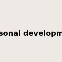 personal development是什么意思
