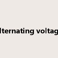 alternating voltage是什么意思