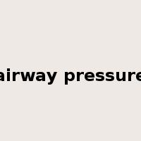airway pressure是什么意思