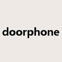 doorphone是什么意思