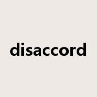 disaccord是什么意思
