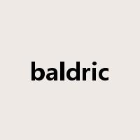 baldric是什么意思