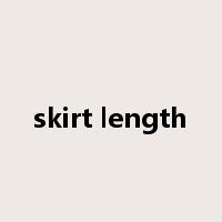 skirt length是什么意思