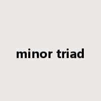minor triad是什么意思