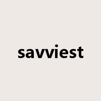 savviest是什么意思