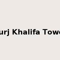 Burj Khalifa Tower是什么意思