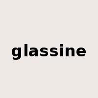 glassine是什么意思