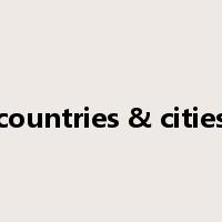 countries & cities是什么意思