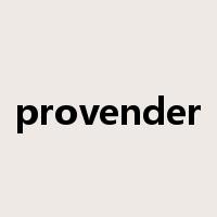 provender是什么意思