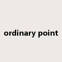 ordinary point是什么意思
